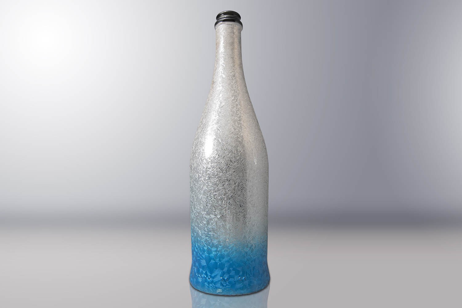 Verniciatura,-bottiglia-verniciata-satinata-effetto-ghiaccio-home-box